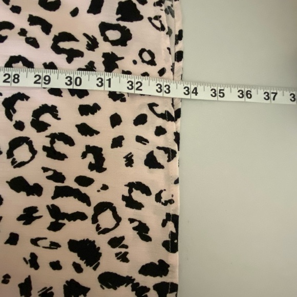 Sananna Jane Embroidered Leopard Print Mini Dress New NWT Boho Cotton Rayon - Picture 9 of 11